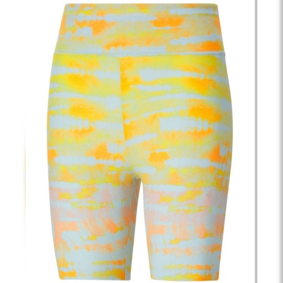 Puma Women's Tie-Dyed Bike Shorts Size Large - Picture 4 of 12